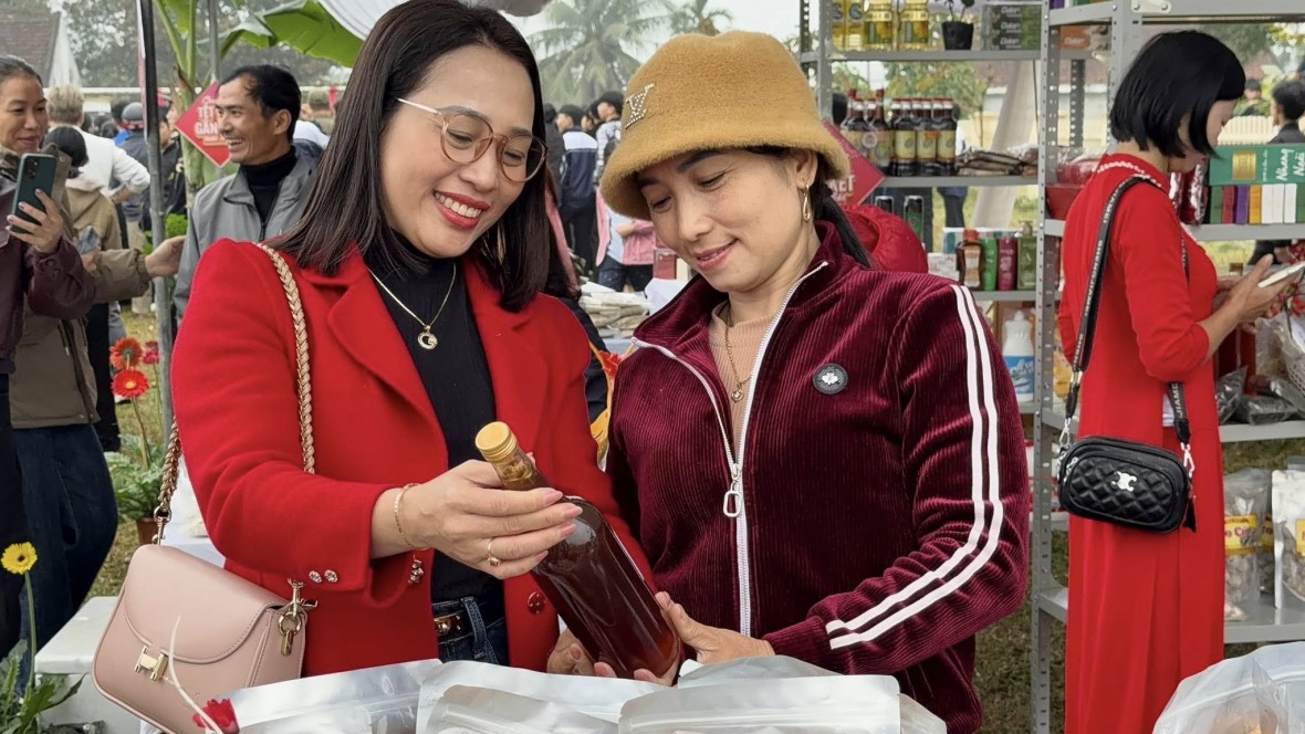 Những sản phẩm chất lượng của người dân xã Kim Bảng.