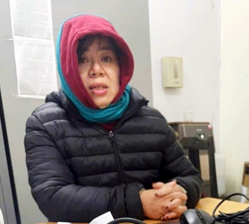 Đối tượng Nguyễn Thị Thu Nga khi bị Công an bắt giữ. Đối tượng Nguyễn Thị Thu Nga khi bị Công an bắt giữ.