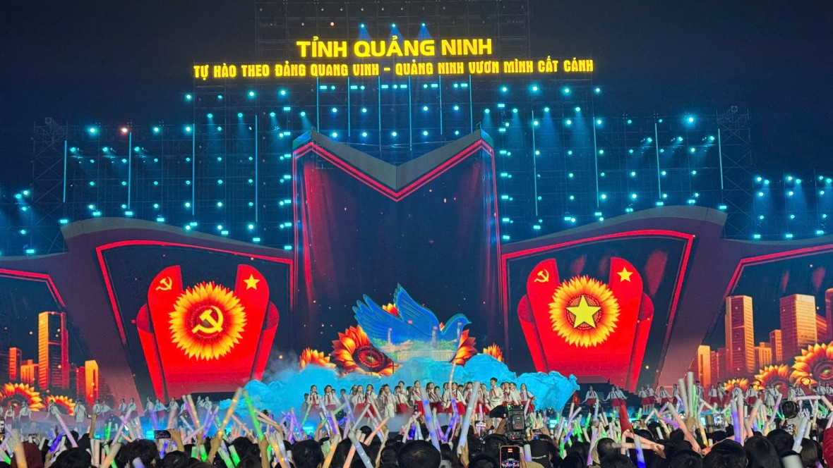Đại nhạc hội chào mừng Đại hội XIV: Quảng Ninh lan tỏa niềm tự hào và khát vọng vươn lên