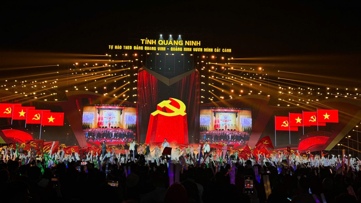 Đại nhạc hội chào mừng Đại hội XIV: Quảng Ninh lan tỏa niềm tự hào và khát vọng vươn lên