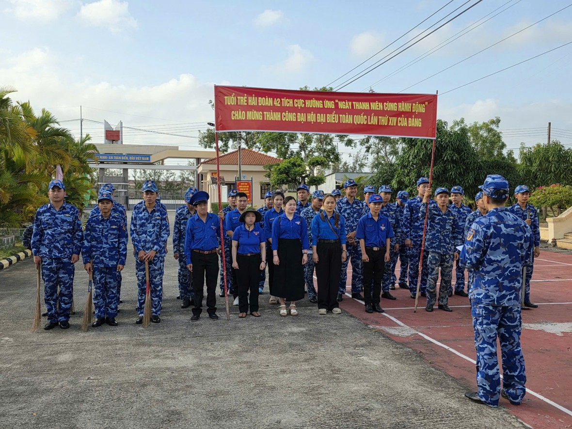 Tuổi trẻ BTL Vùng Cảnh sát biển 4: Sôi nổi các hoạt động 