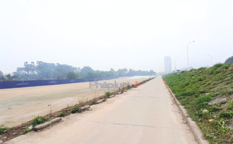 Hiện trạng khu đất làm công viên - nơi khởi đầu cho Trục đại lộ cảnh quan sông Hồng