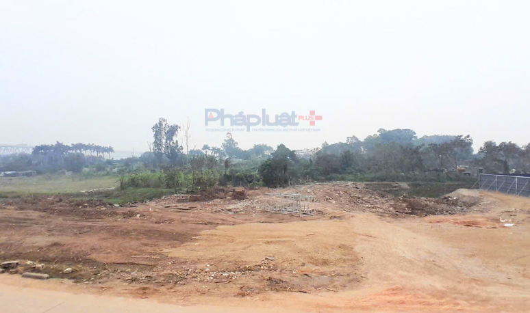 Hiện trạng khu đất làm công viên - nơi khởi đầu cho Trục đại lộ cảnh quan sông Hồng