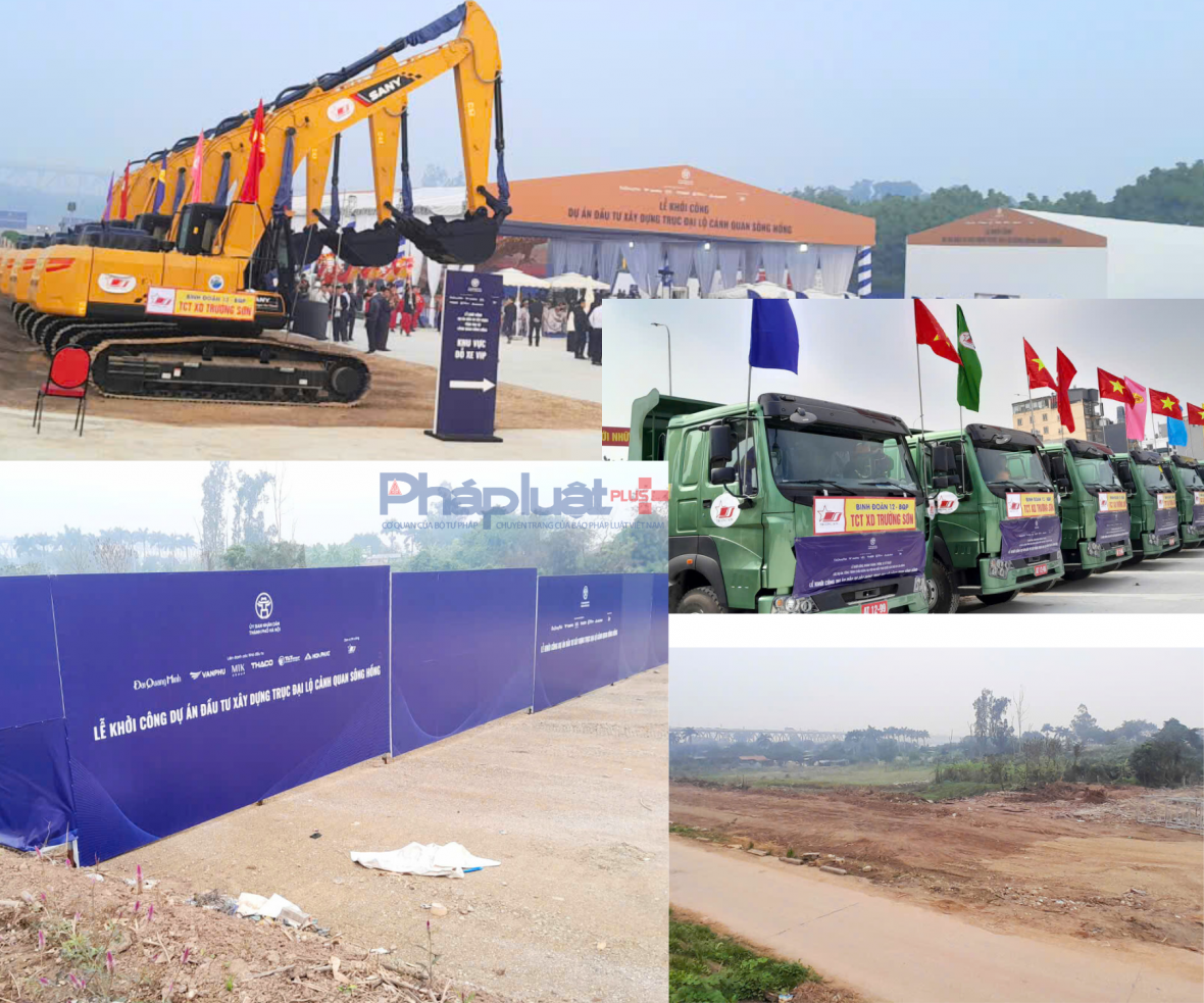 Hiện trạng khu đất làm công viên - nơi khởi đầu cho Trục đại lộ cảnh quan sông Hồng