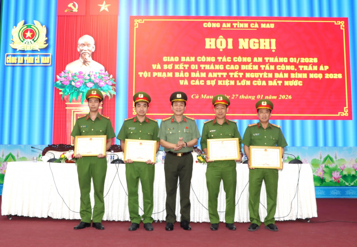 Công an Cà Mau tăng cường hơn 100 điều tra viên về cơ sở