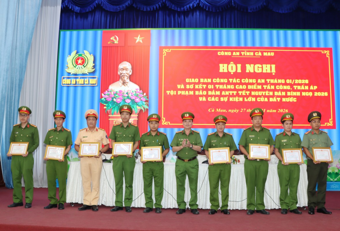 Công an Cà Mau tăng cường hơn 100 điều tra viên về cơ sở