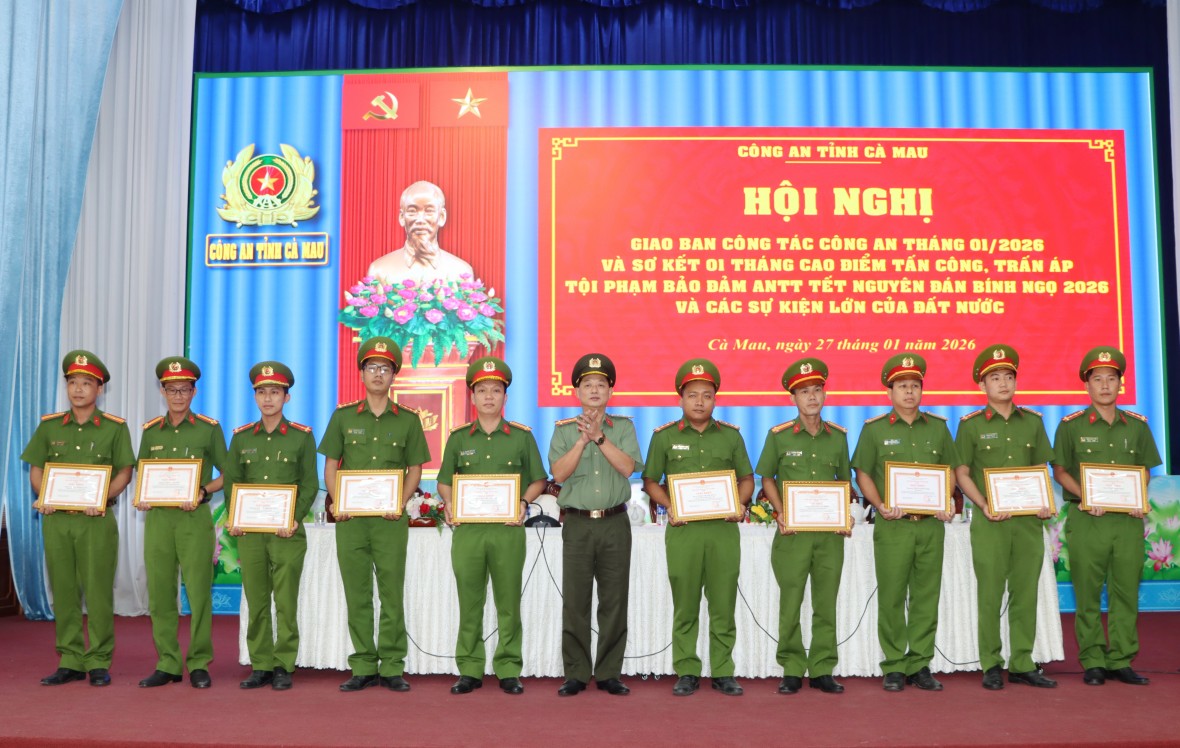 Công an Cà Mau tăng cường hơn 100 điều tra viên về cơ sở