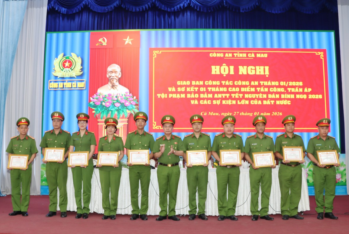 Công an Cà Mau tăng cường hơn 100 điều tra viên về cơ sở