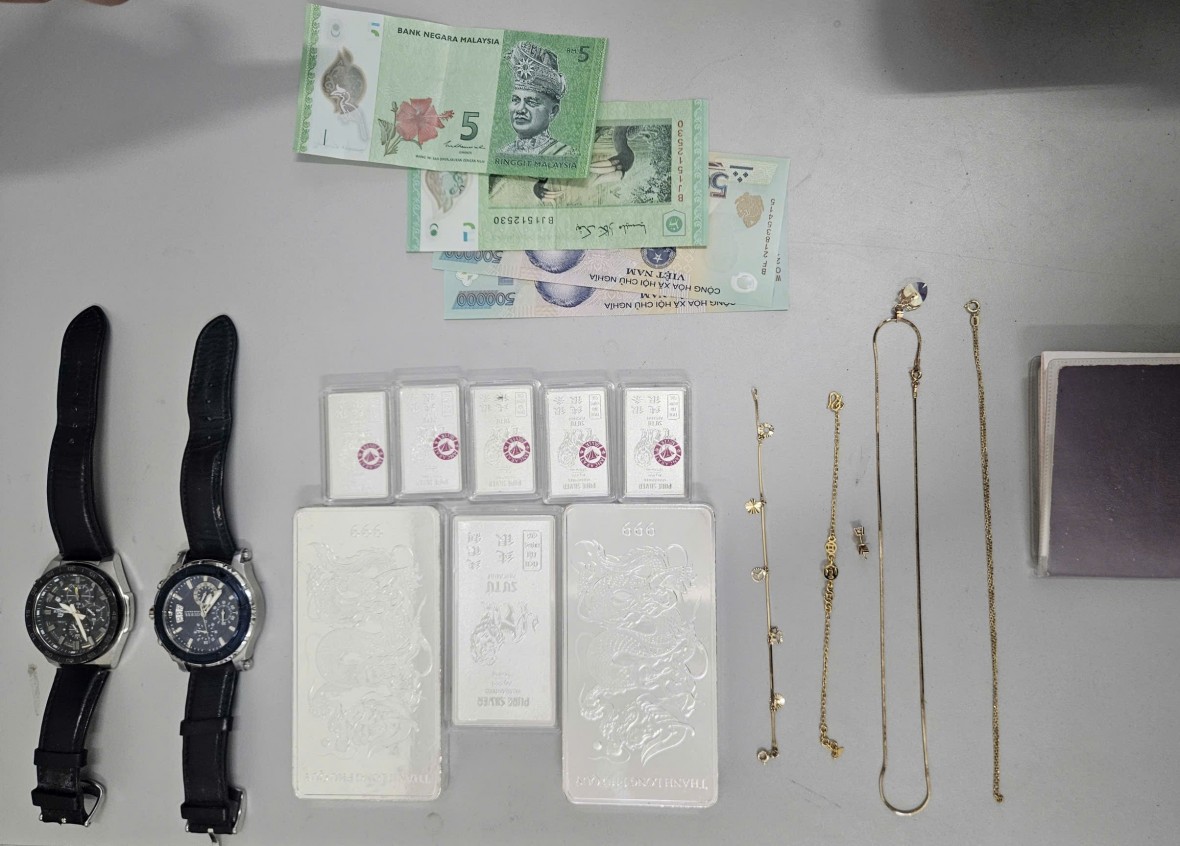 Tang vật vụ án - Ảnh Công an Đà Nẵng.