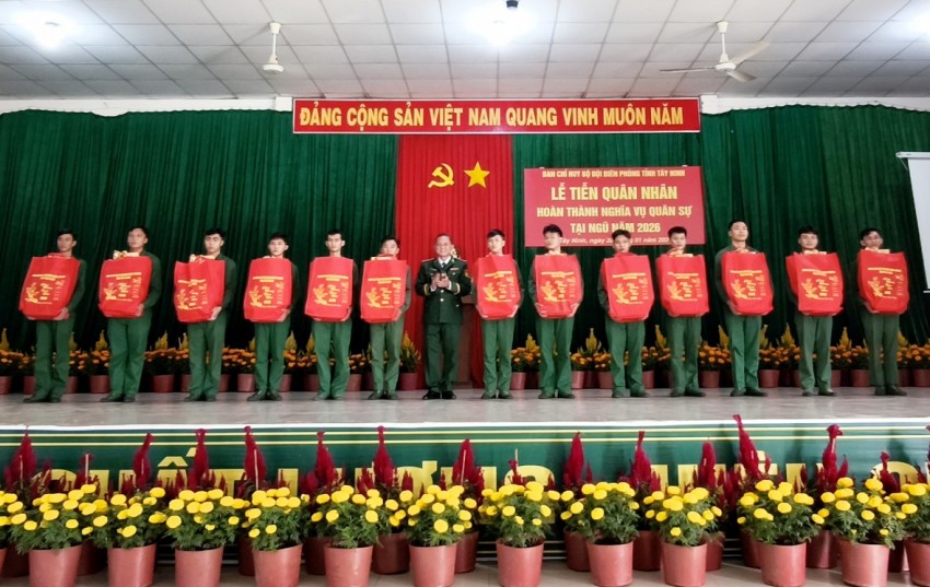 BĐBP Tây Ninh: 394 quân nhân hoàn thành nghĩa vụ quân sự trở về địa phương