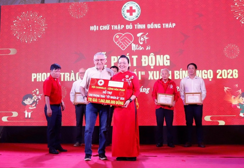 Đồng Tháp: Lễ phát động phong trào Tết Nhân ái - Xuân Bính Ngọ 2026 Đồng Tháp: Lễ phát động phong trào Tết Nhân ái - Xuân Bính Ngọ 2026