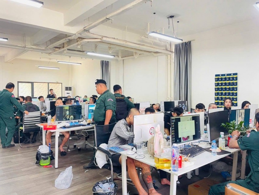 Lực lượng phối hợp giữa hai nước đã đột kích bắt giữ toàn bộ băng nhóm tội phạm gồm 47 đối tượng