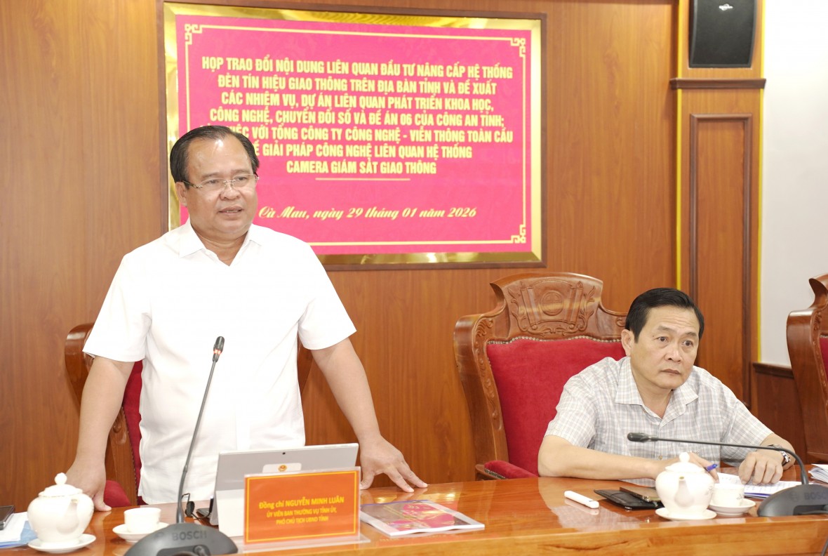 Cà Mau: Thống nhất chủ trương đầu tư, nâng cấp hệ thống đèn tín hiệu và giám sát giao thông thông minh