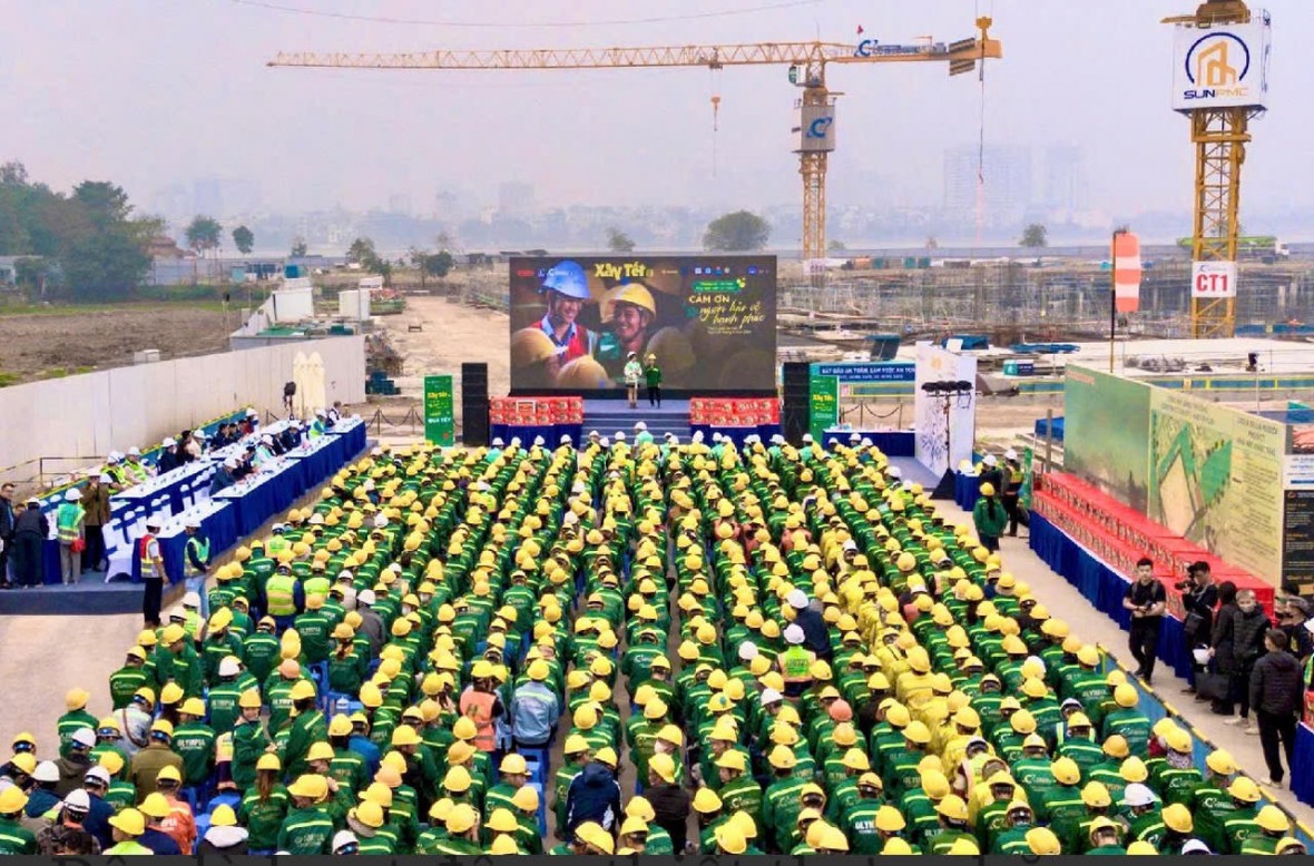 Năm nay, chương trình Xây Tết sẽ tổ chức cho hơn 33.000 công nhân gồm công nhân xây dựng tại 73 công trường trên cả nước.