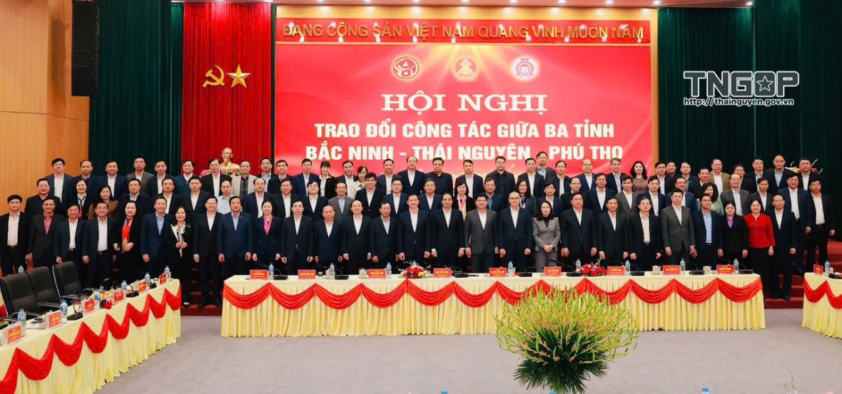Bắc Ninh - Thái Nguyên - Phú Thọ: Chung ý tưởng, chung khát vọng, tiên phong kết nối, đồng hành phát triển Bắc Ninh - Thái Nguyên - Phú Thọ: Chung ý tưởng, chung khát vọng, tiên phong kết nối, đồng hành phát triển