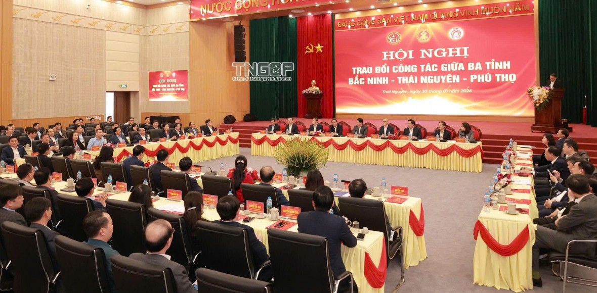 Bắc Ninh - Thái Nguyên - Phú Thọ: Chung ý tưởng, chung khát vọng, tiên phong kết nối, đồng hành phát triển Bắc Ninh - Thái Nguyên - Phú Thọ: Chung ý tưởng, chung khát vọng, tiên phong kết nối, đồng hành phát triển