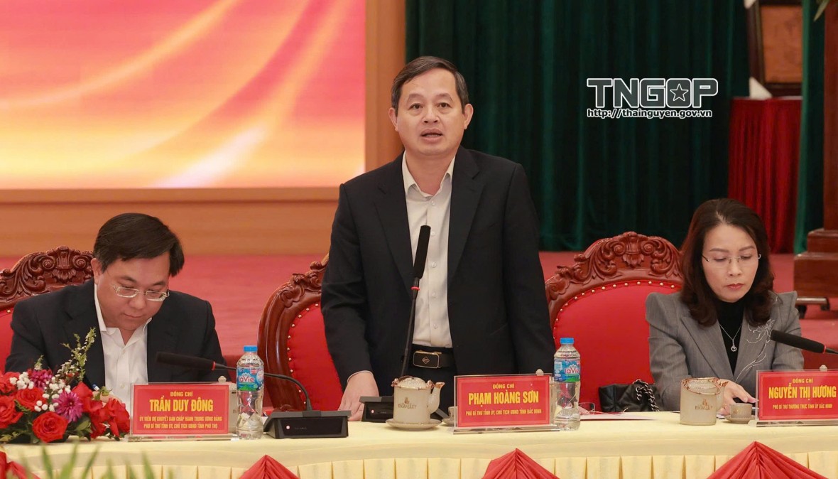 Bắc Ninh - Thái Nguyên - Phú Thọ: Chung ý tưởng, chung khát vọng, tiên phong kết nối, đồng hành phát triển Bắc Ninh - Thái Nguyên - Phú Thọ: Chung ý tưởng, chung khát vọng, tiên phong kết nối, đồng hành phát triển