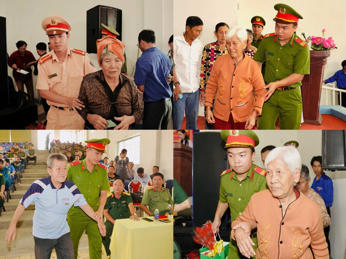 Công an Cà Mau lan tỏa nghĩa tình trong Chương trình Tết Quân – Dân