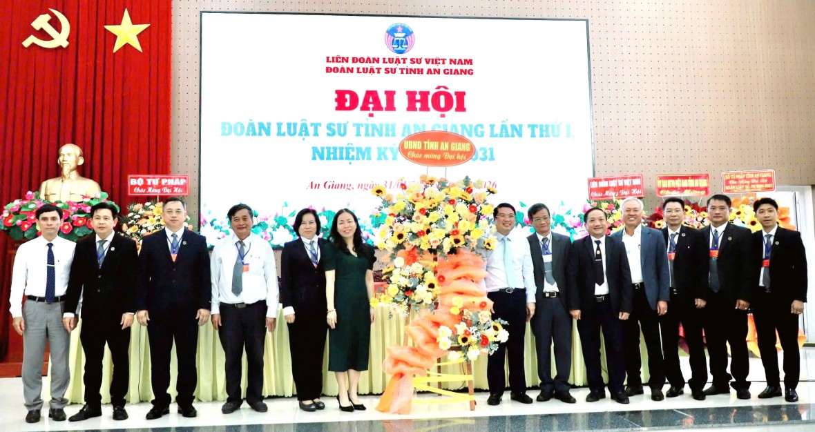 Đoàn Luật sư tỉnh An Giang tổ chức Đại hội lần thứ I, nhiệm kỳ 2026 - 2031 Đoàn Luật sư tỉnh An Giang tổ chức Đại hội lần thứ I, nhiệm kỳ 2026 - 2031