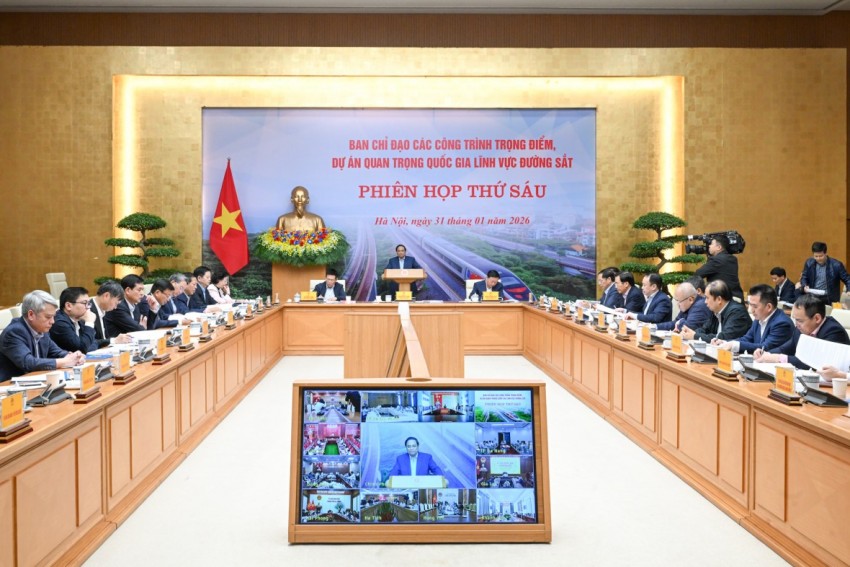 Thủ tướng: Phát triển đường sắt sẽ tạo đà, tạo lực, tạo thế cho thúc đẩy phát triển kinh tế Thủ tướng: Phát triển đường sắt sẽ tạo đà, tạo lực, tạo thế cho thúc đẩy phát triển kinh tế