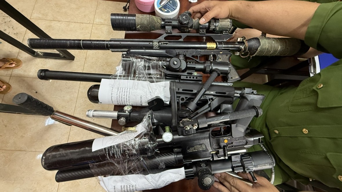 Công an Đắk Lắk riệt phá đường dây chế tạo, mua bán súng trái phép