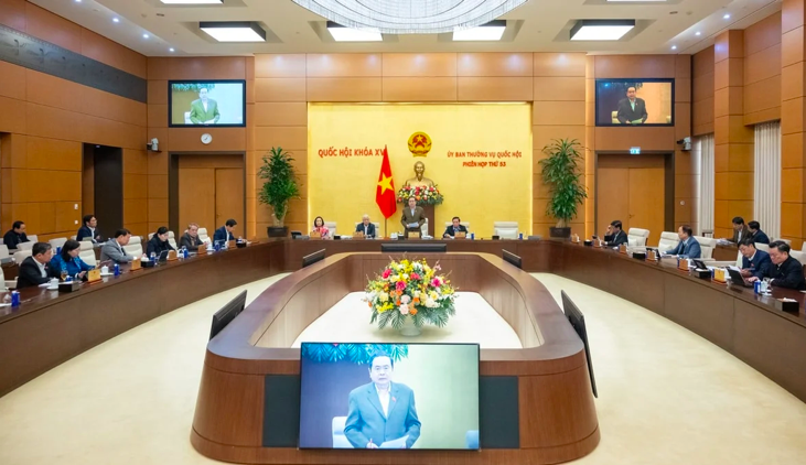 Phiên họp thứ 53 của Ủy ban Thường vụ Quốc hội. Ảnh: Quochoimedia Phiên họp thứ 53 của Ủy ban Thường vụ Quốc hội. Ảnh: Quochoimedia