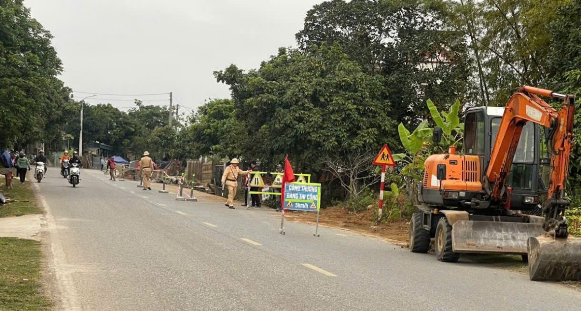 Quảng Ninh siết an toàn giao thông tại các công trình thi công trên Quốc lộ 18C