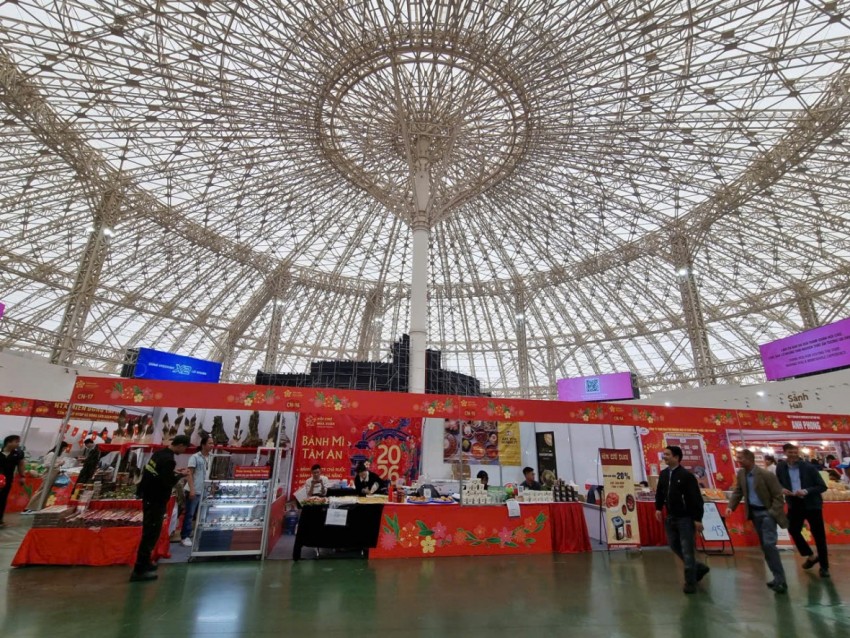 Không gian văn hóa, đặc sản ba miền hội tụ tại Hội chợ Mùa Xuân 2026