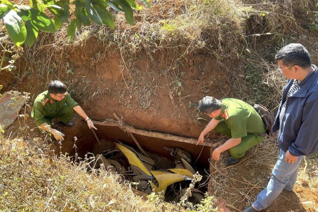 Đã bắt giữ nghi phạm vụ cướp ngân hàng Vietcombank Trà Bá