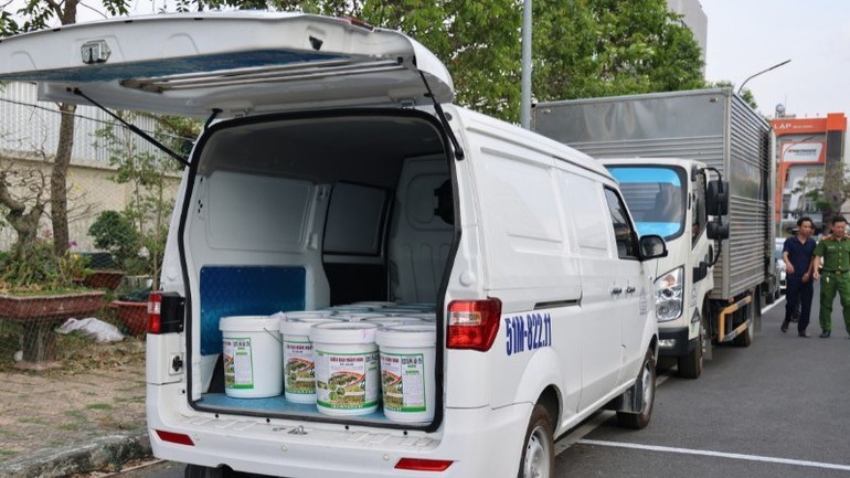 Phân bón giả được lực lượng chức năng phát hiện