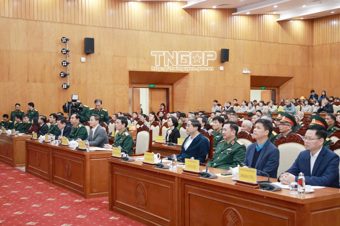 Đại tướng Phan Văn Giang thăm, chúc Tết tại Thái Nguyên