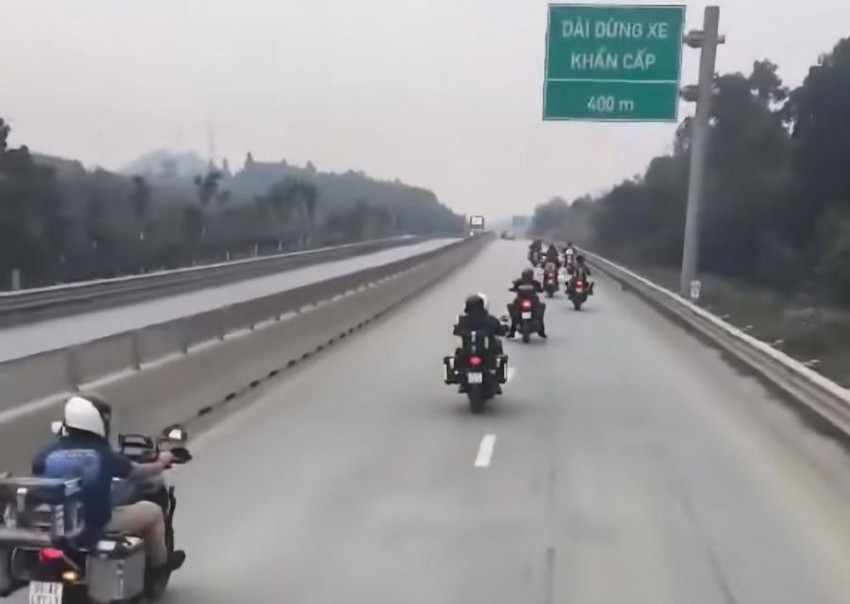 Xử phạt 11 người lái mô tô phân khối lớn vào cao tốc Tuyên Quang – Phú Thọ