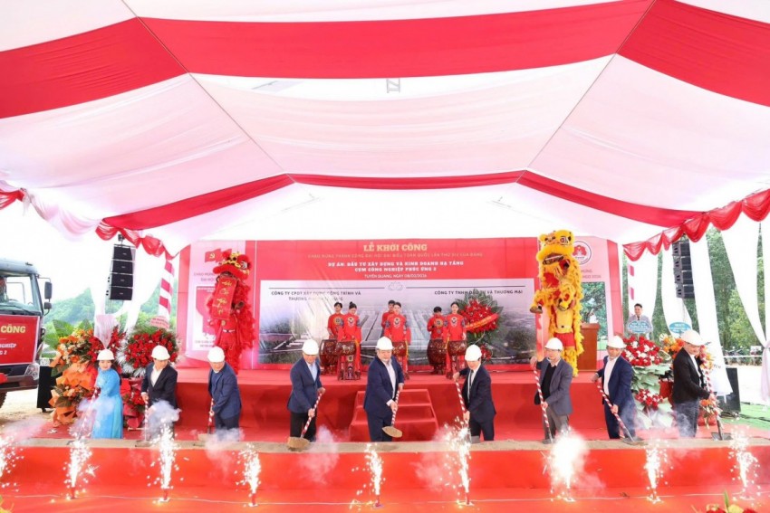 Tuyên Quang khởi công xây dựng dự án cụm công nghiệp hơn 530 tỷ đồng