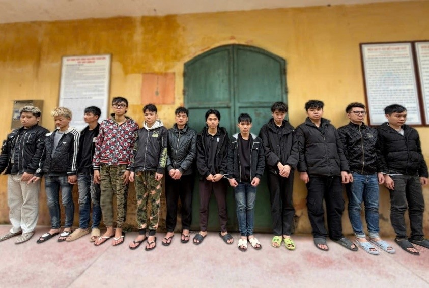 Ngăn chặn kịp thời và bắt giữ 12 đối tượng đánh nhau trong đêm