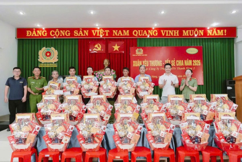 Công an phường Long Hưng phát động phong trào “Tết vì người nghèo” nhân dịp Tết Nguyên đán Bính Ngọ 2026