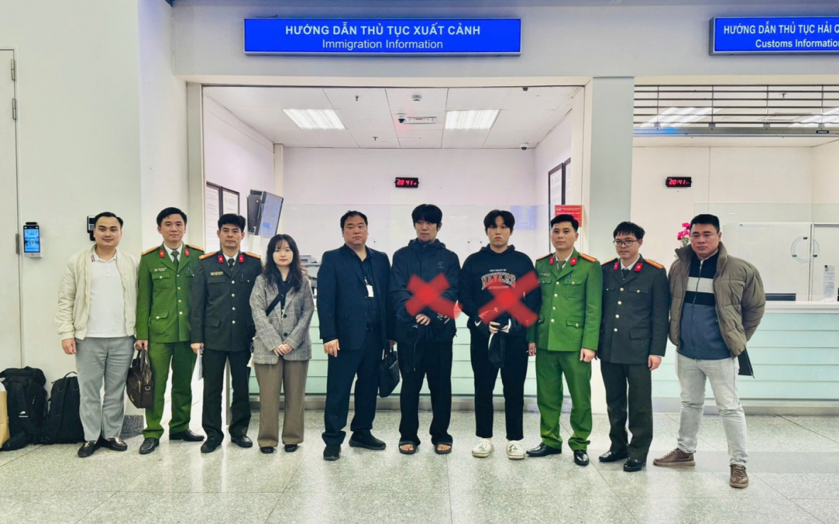 Công an tỉnh Bắc Ninh bắt giữ và bàn giao 02 đối tượng truy nã đỏ của Interpol cho Hàn Quốc
