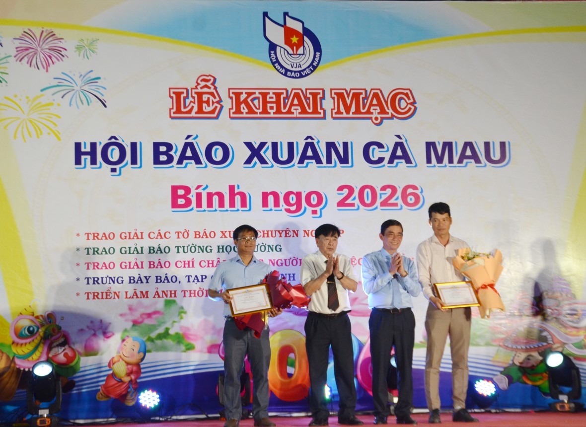 Không gian Văn hóa Báo chí - Điểm nhấn đặc sắc đầu Xuân ở Cà Mau