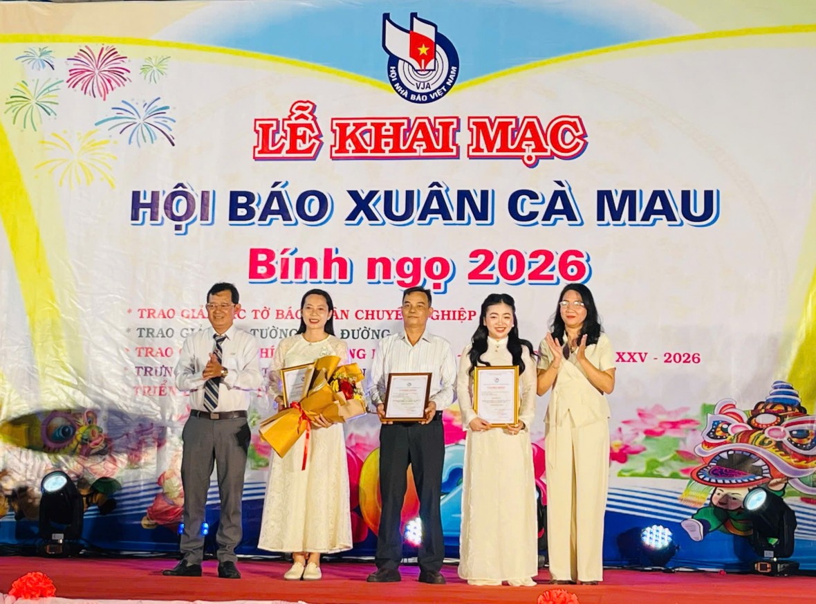 Không gian Văn hóa Báo chí - Điểm nhấn đặc sắc đầu Xuân ở Cà Mau