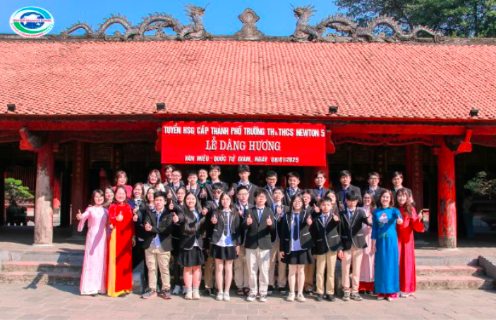 Những gương mặt tiêu biểu trường liên cấp Newton gặt hái trái ngọt đầu năm 2026