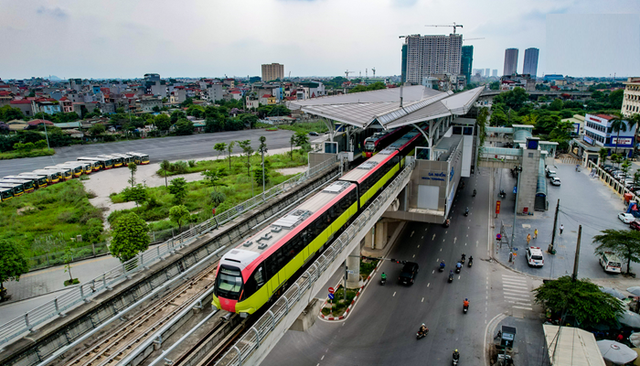 Lịch trình chạy tàu miễn phí trong 9 ngày Tết của Metro Hà Nội