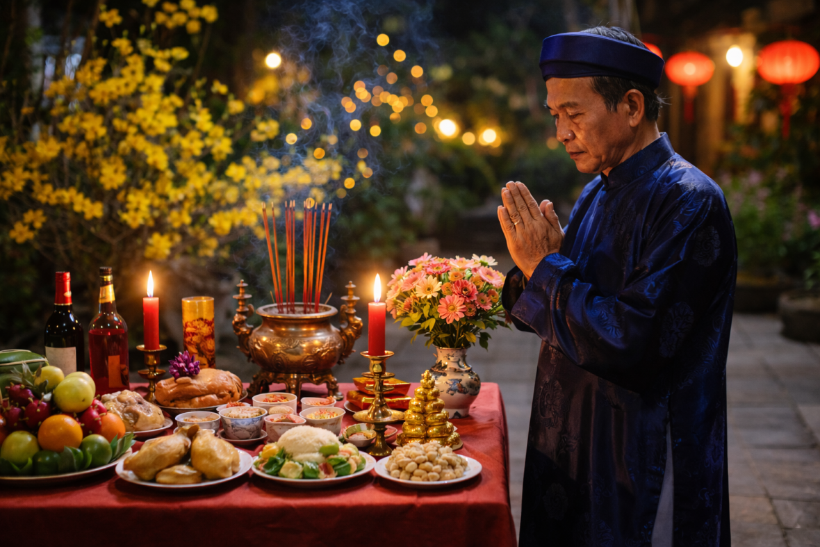 Đêm 29 Tết năm 2026: Người Việt đón giao thừa sớm, giữ trọn nghi lễ truyền thống