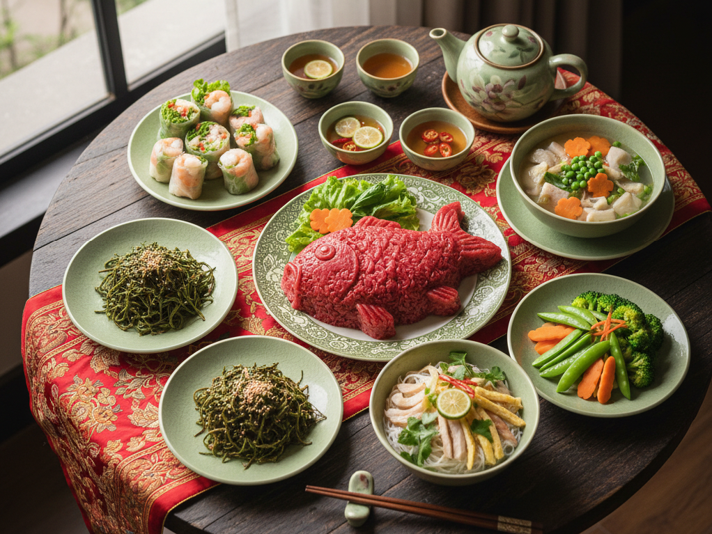 Mâm thanh ngày xuân: Nét đẹp văn hóa và phong vị thanh tao của người Việt