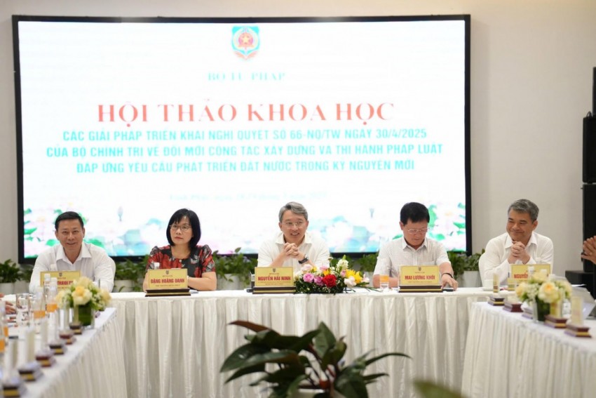 Ngành Tư pháp: Khẳng định vai trò là lực lượng nòng cốt, đi đầu trong tham mưu kiến tạo thể chế phát triển đất nước