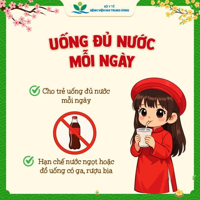 Những lưu ý cần thiết về dinh dưỡng cho trẻ trong dịp Tết