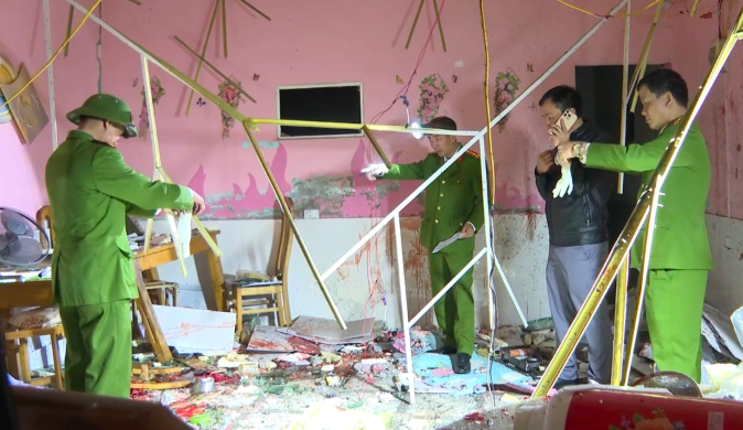 Nổ mìn kinh hoàng đêm mùng 2 tết khiến 10 người bị thương