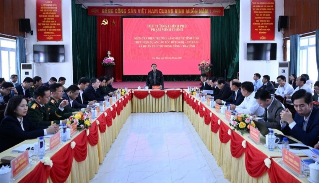 Thủ tướng Phạm Minh Chính phát động “Chiến dịch Đông Khê 2026”, tăng tốc 2 tuyến cao tốc Lạng Sơn – Cao Bằng Thủ tướng Phạm Minh Chính phát động “Chiến dịch Đông Khê 2026”, tăng tốc 2 tuyến cao tốc Lạng Sơn – Cao Bằng