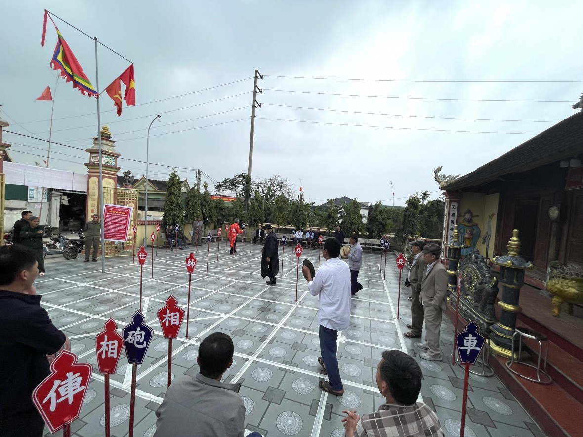 Nô nức hội cờ thẻ làng Vân Nam: Nét xuân đậm đà nghĩa tình xứ Nghệ