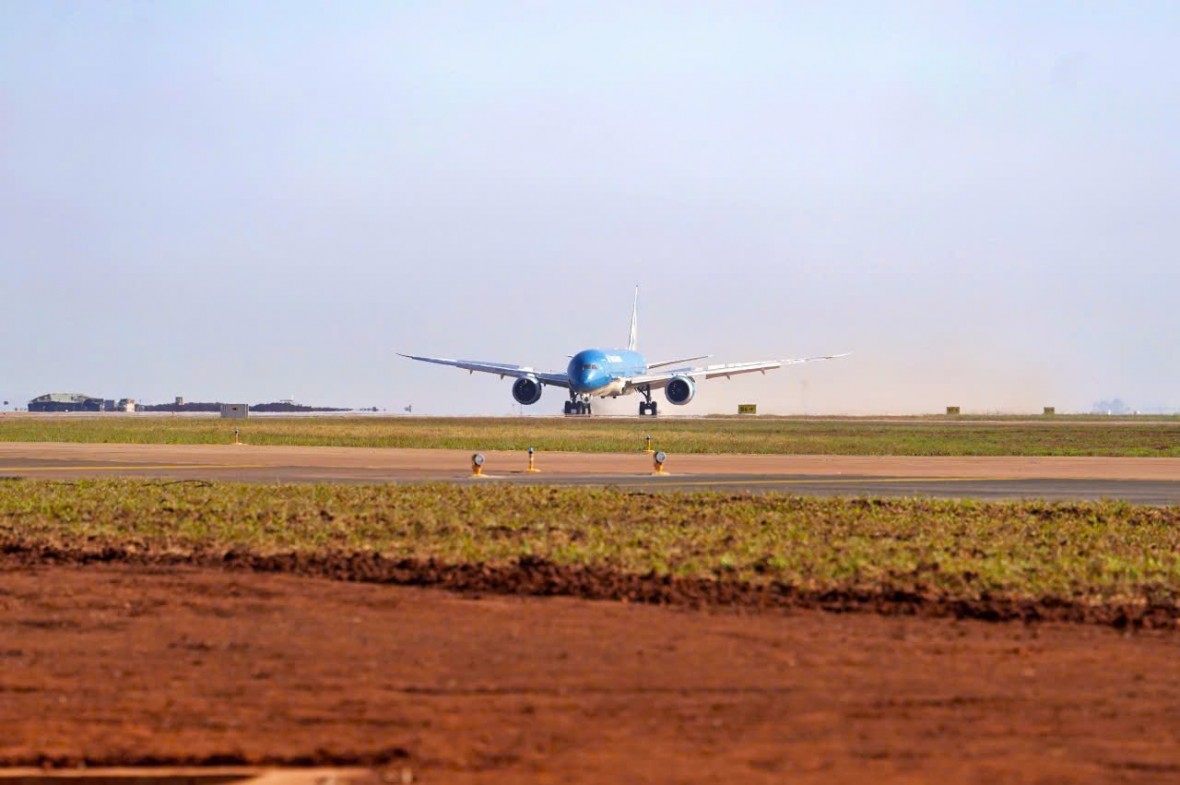 Xuân trên đại công trường Sân bay Long Thành