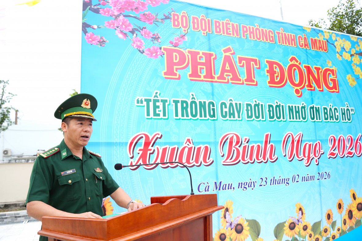 BĐBP Cà Mau phát động Tết trồng cây Xuân Bính Ngọ 2026