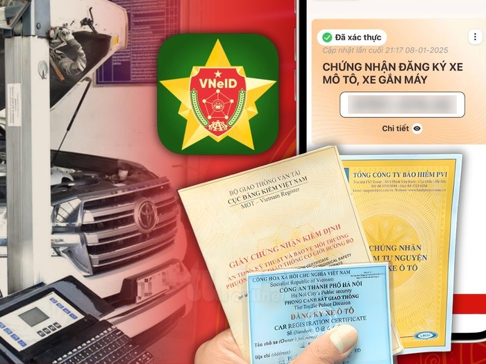 Giấy chứng nhận kiểm định điện tử có đầy đủ giá trị pháp lý như bản giấy được áp dụng trên toàn quốc, từ ngày 1/3/2026.